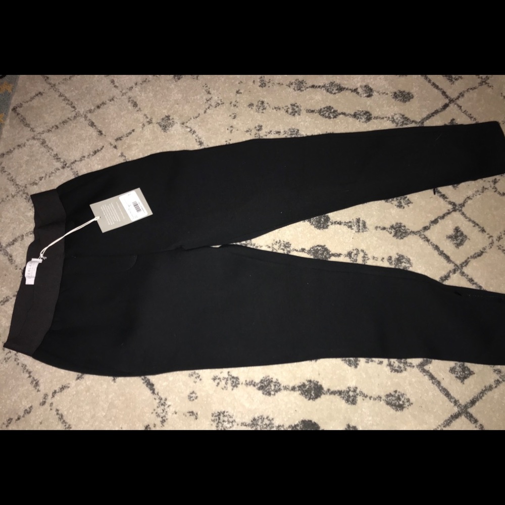 NWT, Everlane, black street fleece pant, xs